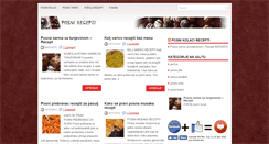 Desktop Screenshot of posnikolacirecepti.com